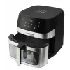 Gaisa fritējs ESPERANZA EKA005, 8 L, 1600 W, skārienvadība, 10 programmas, nerūsējošais tērauds, melns