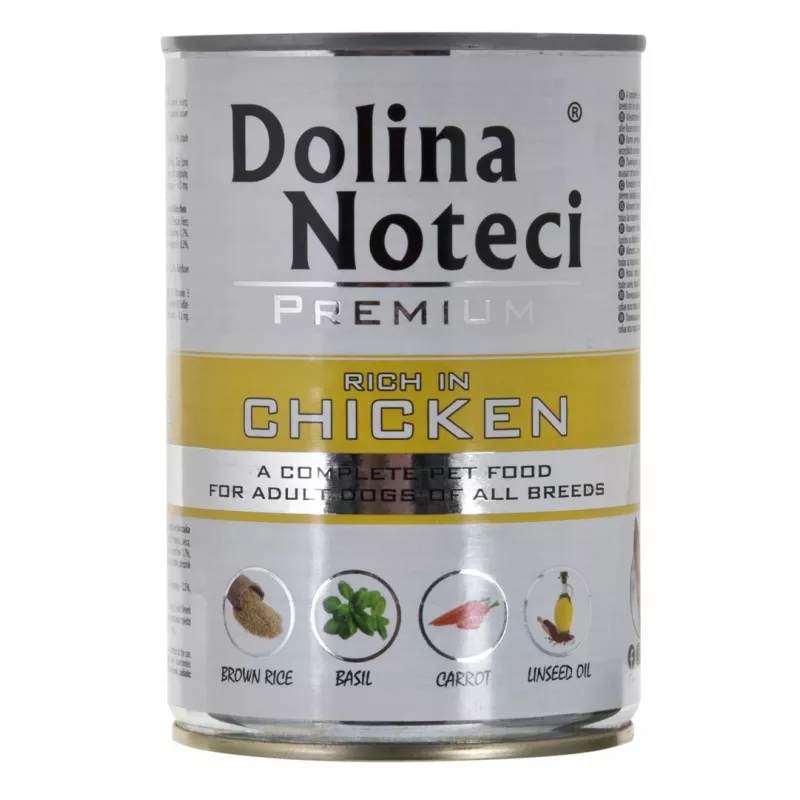 Dolina Noteci Premium ar vistu, mitrā barība suņiem, 400 g
