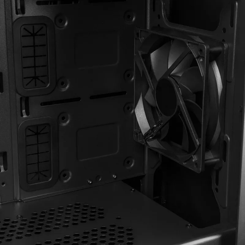 Datora korpuss MODECOM Oberon Pro Midi Tower, rūdīts stikls, microATX/ATX, 7 sloti, 395 mm GPU, 2x3.5 collu + 3x2.5 collu vietas, USB 3.2 Gen1
