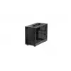 DeepCool CH160 PLUS R-CH160-BKNGM0-G kompakts (SFF) datora korpuss, Mini-ITX/Micro-ATX, rūdīts stikls, melns