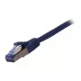 Patch kabelis RJ45 - CAT6A 500MHz - 0,25m - zils - S-STP(S/FTP) - AWG27 - LSZH - Synergy 21
