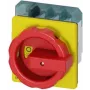 Siemens 3LD2504-1TL53 4P Sarkans, Dzeltens - Avārijas izslēgšanas slēdzis