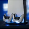 EgoGear SCC5-P5-WH, Lādētājs, PlayStation 5, Balts, Vadu, 258 mm, 53 mm