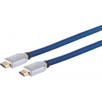 HDMI kabelis ShiverPeaks 77470-ETBCL ar hromētu A spraudni
