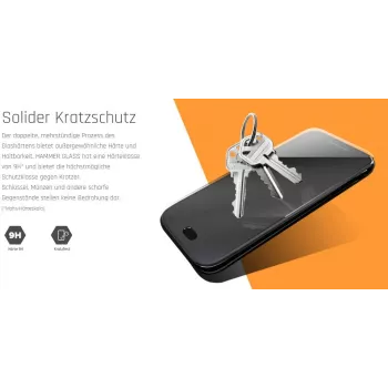 Rūdīta stikla ekrāna aizsargs MYPHONE Hammer Energy 2, 9H cietība, pret skrāpējumiem
