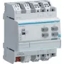 Digitālais/analogais I/O modulis Hager TXA304 — 4 digitālie ieejas kanāli, 21–32 V DC, līdz 230 V, 50–60 Hz