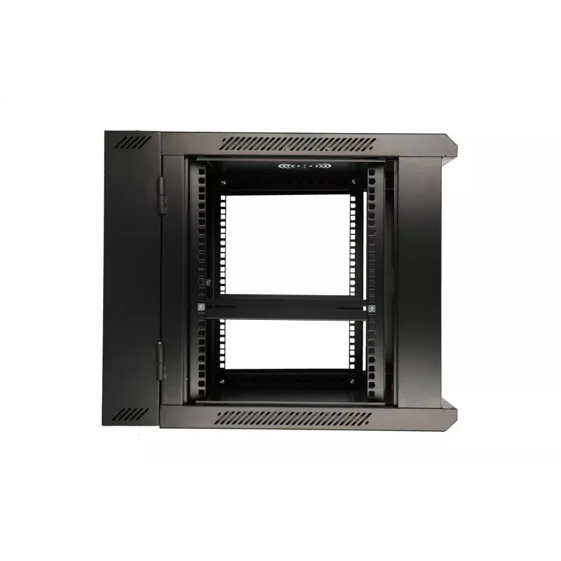 Extralink sienas skapis 6U 600x600 AZH melns, veramais tips