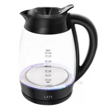 Elektriskā tējkanna LAFE Essential XL 1.7L 2200W stikls