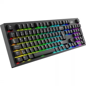 Mehāniskā tastatūra Sharkoon OfficePal KB70W — lineārie slēdži, tenkeyless izkārtojums