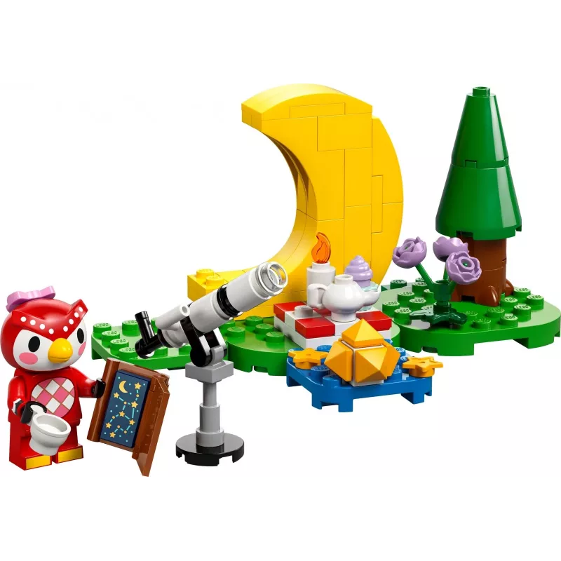 Būvējama rotaļlieta LEGO Animal Crossing Zvaigžņu vērošana ar Eifēmiju komplekts 77053