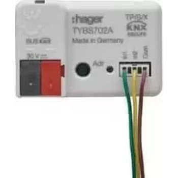 Hager HAG TYBS702A Binārā ieeja 2-kanālu, UP, KNX