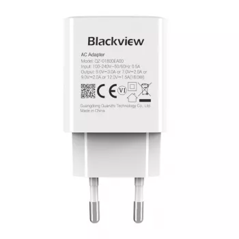 Lādētājs BLACKVIEW CHAR-18W 18W — kompakts USB sienas lādētājs mobilajām ierīcēm