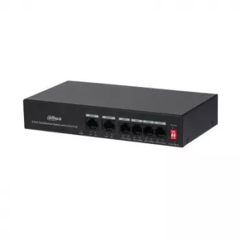 Dahua Technology PoE DH-PFS3006-4ET-36 tīkla slēdzis Fast Ethernet (10/100) Power over Ethernet (PoE) Melns