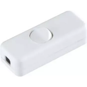 Rocker slēdzis Bachmann 924.037 1P balts — 61×23×15 mm