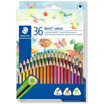 Krāsainie zīmuļi Staedtler Noris colour 187, 36 krāsas