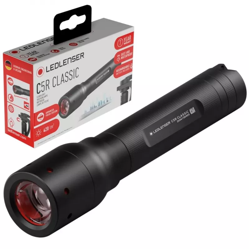 Ledlenser 503151 rokas lukturis Melns LED