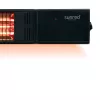 Infrasarkanais sildītājs SUNRED RDS-15W-B Fortuna Wall 1500 W, melns, IP55, sienas stiprinājums