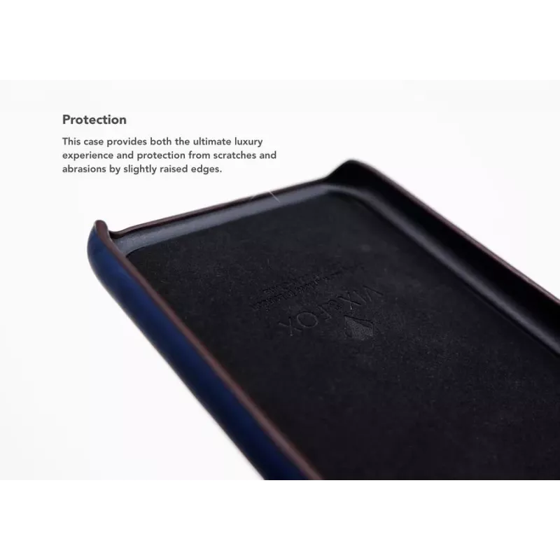 VixFox Card Slot Back Shell iPhone XSMAX, tumši zils, mugurējais vāciņš ar integrētu kabatiņu kartei
