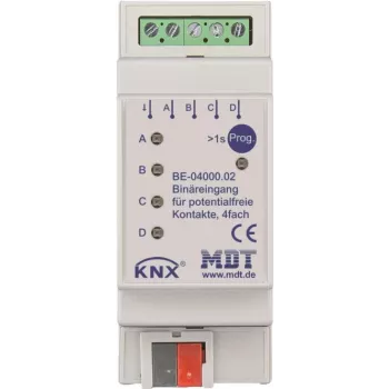 MDT BE-04000.02 Binārais ieejas modulis 4 kanāli, 2TE, REG (BE-04000.02)