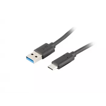 Lanberg CA-USBO-31CU-0018-BK USB kabelis 1,8 m USB 3.2 Gen 1 (3.1 Gen 1) USB-C USB-A Melns