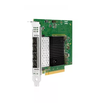 Hewlett Packard Enterprise Intel E810-XXVDA4 - tīkla adapteris - PCIe 4.0 x16 - 25 Gigabit SFP28 x 4 - Edgeline e920, ProLiant DL20 Gen10, DL325 Gen10, DL345 Gen10, DL360 Gen10
