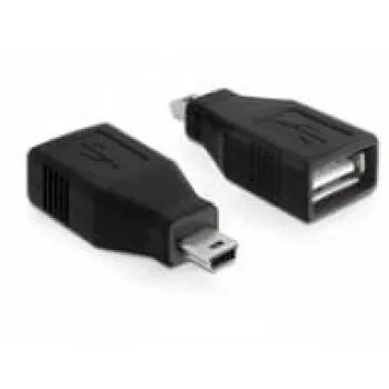 DeLOCK 65277 Mini USB uz USB-A Adapteris (Dzimuma Mainītājs)