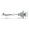 Cobi Būvbloķēšanas komplekts Boeing F-15EX Eagle II modelis COIB-5900, kolekcionējams mēroga konstruktors