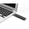 DeLOCK Kombinētais pārveidotājs M.2 NVMe PCIe vai SATA SSD USB 3.2 Gen 2 Melns