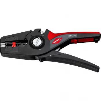 Automātiskās vadu noņemšanas knaibles PreciStrip16, melna/sarkana, ar iebūvētu vadu griezēju
