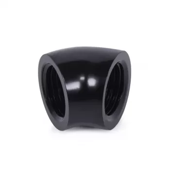 Alphacool 17590 Eiszapfen šļūtenes savienotājs 45° misiņš melns 21mm