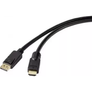 Renkforce RF-4581870 HDMI kabelis 10 m HDMI Type A (Standarta) Melns (RF-4581870)