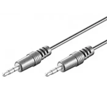 Audio kabelis 3.5mm vīriešu-vīriešu MediaRange MRCS140 1m Melns