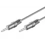 Audio kabelis 3.5mm vīriešu-vīriešu MediaRange MRCS140 1m Melns