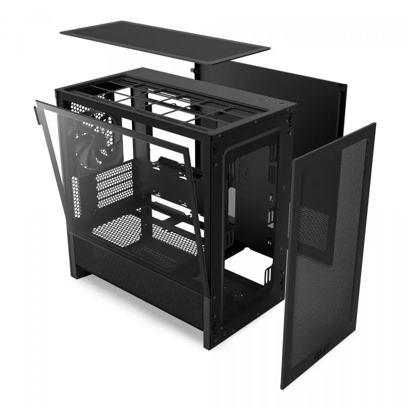 NZXT H3 Flow Micro ATX korpuss - Melns