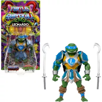 Action figure MATTEL MotU Origins Core Leonardo JBN03 – kolekcionējama figūra 6 collu mērogā, kustīga