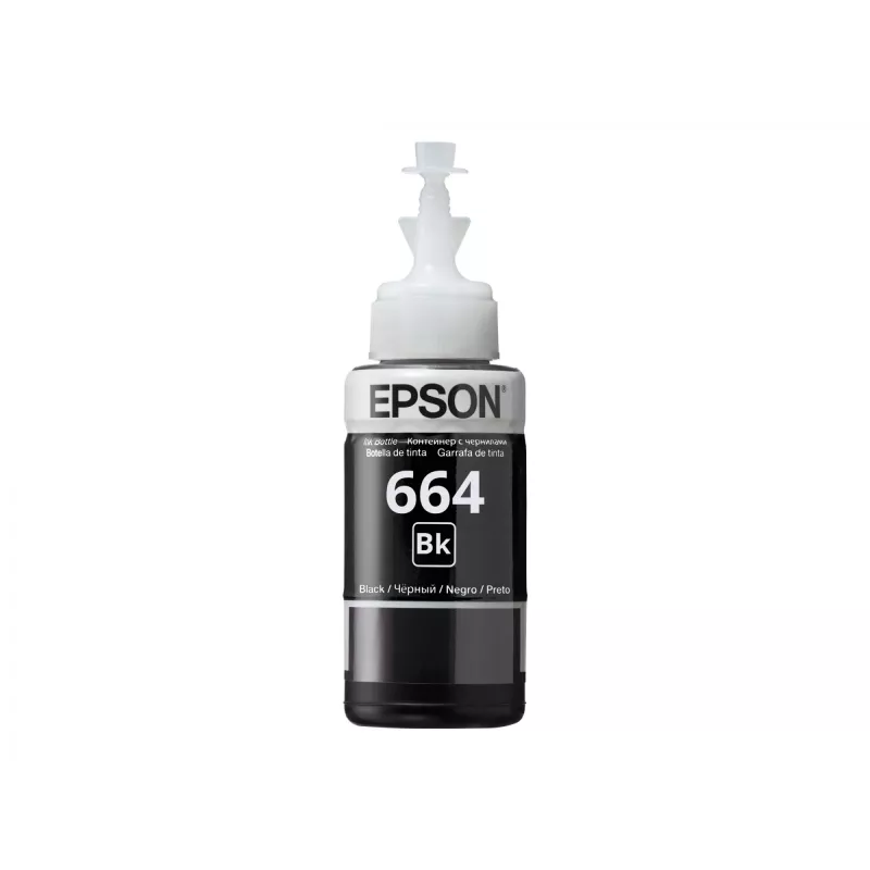 Epson T6641 tintes pudele 70ml Melna