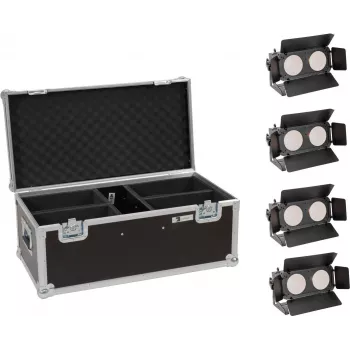 LED komplekts EUROLITE CBB-2 WW/CW Fairlight 4x — 4 prožektori silta/vēsa baltā krāsā