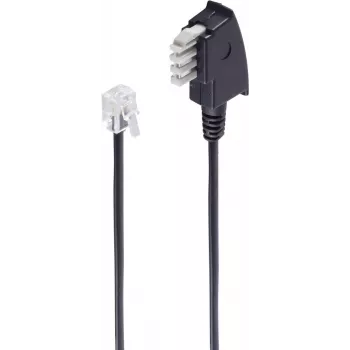 shiverpeaks BS70116- Telefona kabelis 6 m Melns