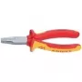 Knaibles ar plakanu galu Knipex, kopējais garums 160 mm, hromētas
