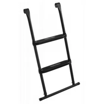 Kāpnes trampolīnam Salta 609 — tērauda 2-pakāpju kāpnes, melnas, 520 mm platums, 980 mm augstums