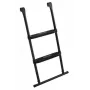 Kāpnes trampolīnam Salta 609 — tērauda 2-pakāpju kāpnes, melnas, 520 mm platums, 980 mm augstums