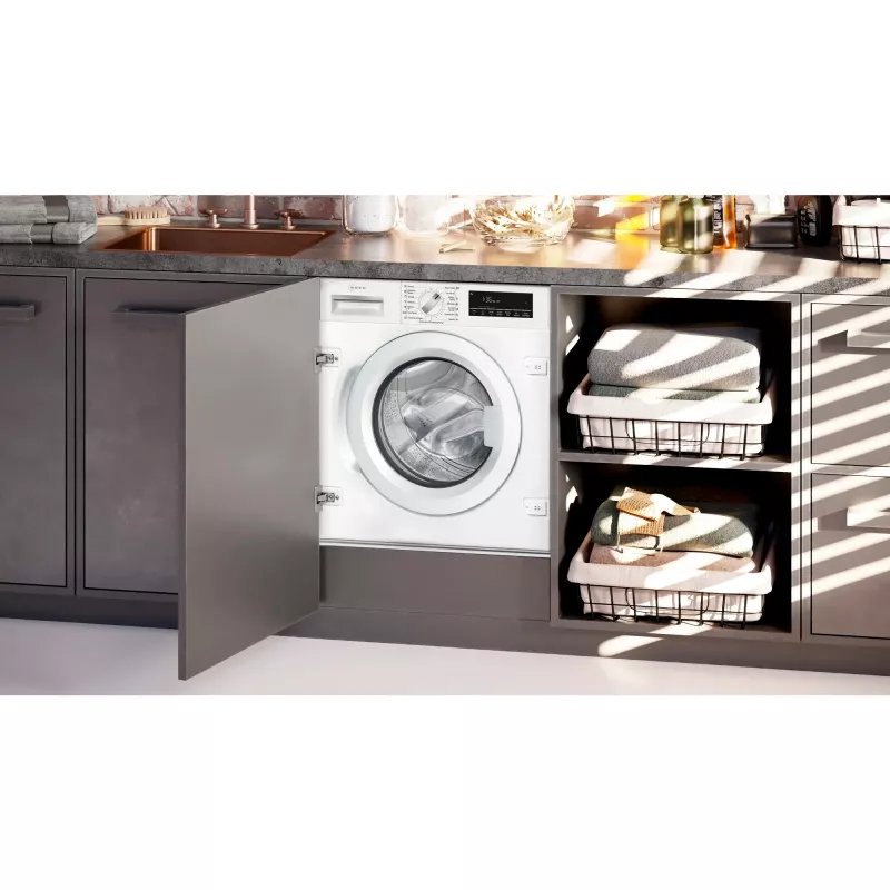 Neff W6441X1 veļas mazgājamā mašīna Front-load 8 kg 1400 RPM Balta