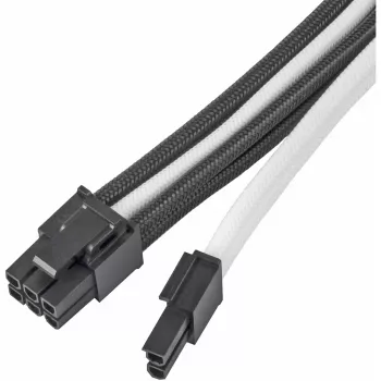 Pagarinātāja kabelis SILVERSTONE PP07E 8-pin PCIe 30 cm (melns/balts)