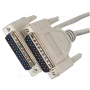 D-Sub kabelis ShiverPeaks AK 4010 — 25-pin vīriešu-vīriešu, 1,8 m