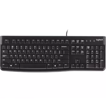 Logitech K120 klaviatūra biznesam, melna, Eiro/Arābu (Heb) izkārtojums