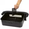 Gaisa fritieris ProfiCook PC-FR 1313 H — 10 L, 2400 W, 10 programmas, skārienjutīga vadība, nerūsējošais tērauds/melns