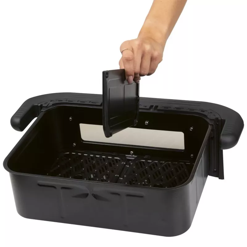 Gaisa fritieris ProfiCook PC-FR 1313 H — 10 L, 2400 W, 10 programmas, skārienjutīga vadība, nerūsējošais tērauds/melns