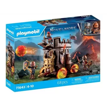 Figūru komplekts Novelmore 71643 Kaujas rati ar uguns lielgabalu