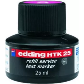 Edding HTK 25 rozā pildspalvas uzpilde 25 ml 1 gab.