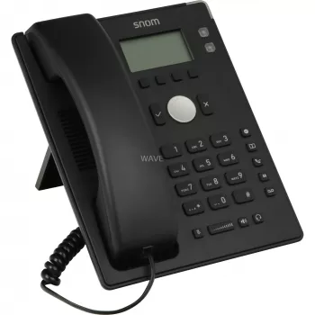 snom D120 - VoIP tālrunis - trīsvirzienu zvani - SIP - 2 kabeļi - Melns (4361)